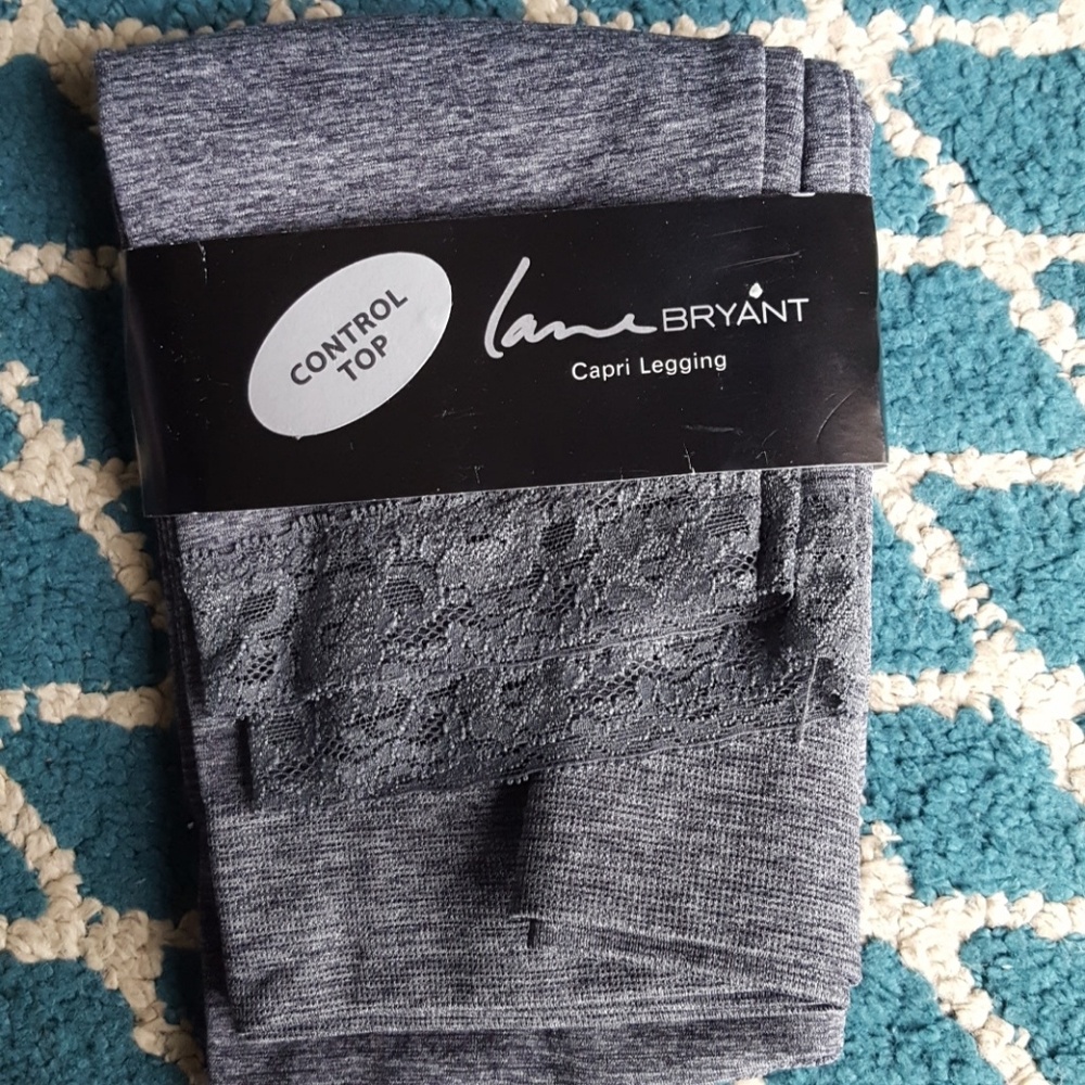 Lane Bryant control top capri leggings